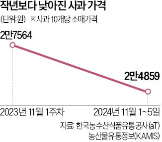 "사과값 떨어졌다면서요"…선물 세트 사려다 '화들짝'