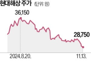 현대해상, 준비금 부담…'보험주 밸류업 랠리'서 소외