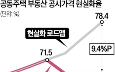 내년 공시가도 시세변동만 반영…현실화율 동결