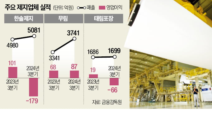 적자 수렁에 빠진 제지업계 "터널 끝 안보여"