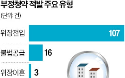 노부모 위장전입부터 '가짜 이혼'까지…부정청약 '수두룩'