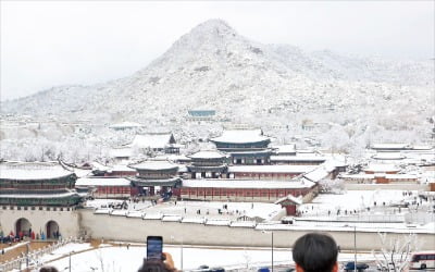 117년 만에 11월 최대 폭설…경복궁 '설경 속으로'