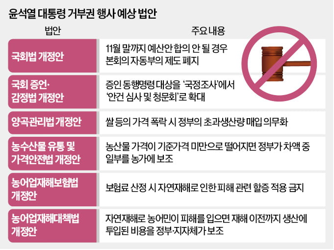 거부권 행사 뻔한 법안, 하루만에 6건 강행…더 독해진 野 입법독주