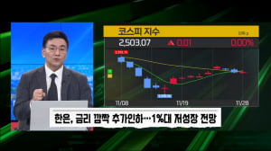 韓 성장률 내년부터 1%대 전망…증시는?  [장 안의 화제]