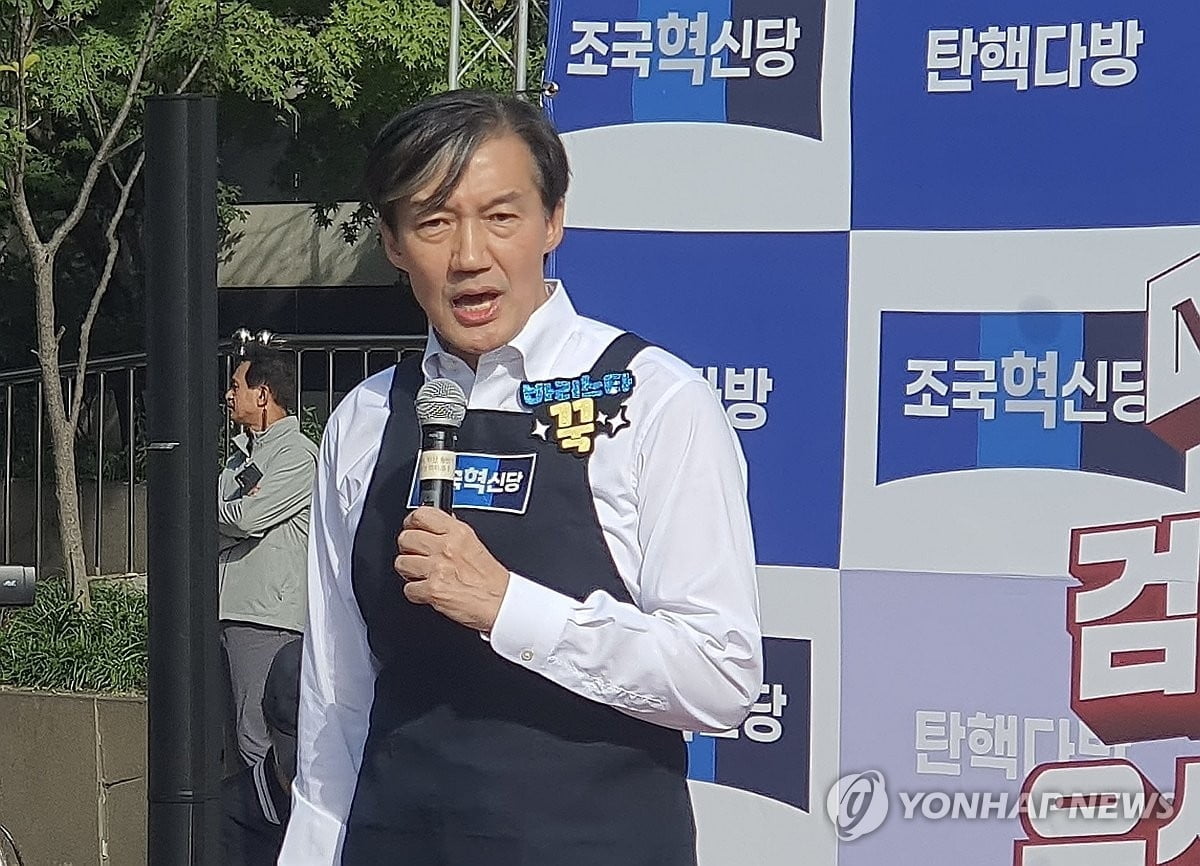 조국 "尹대통령, 남은 임기 국민에 반납해야"