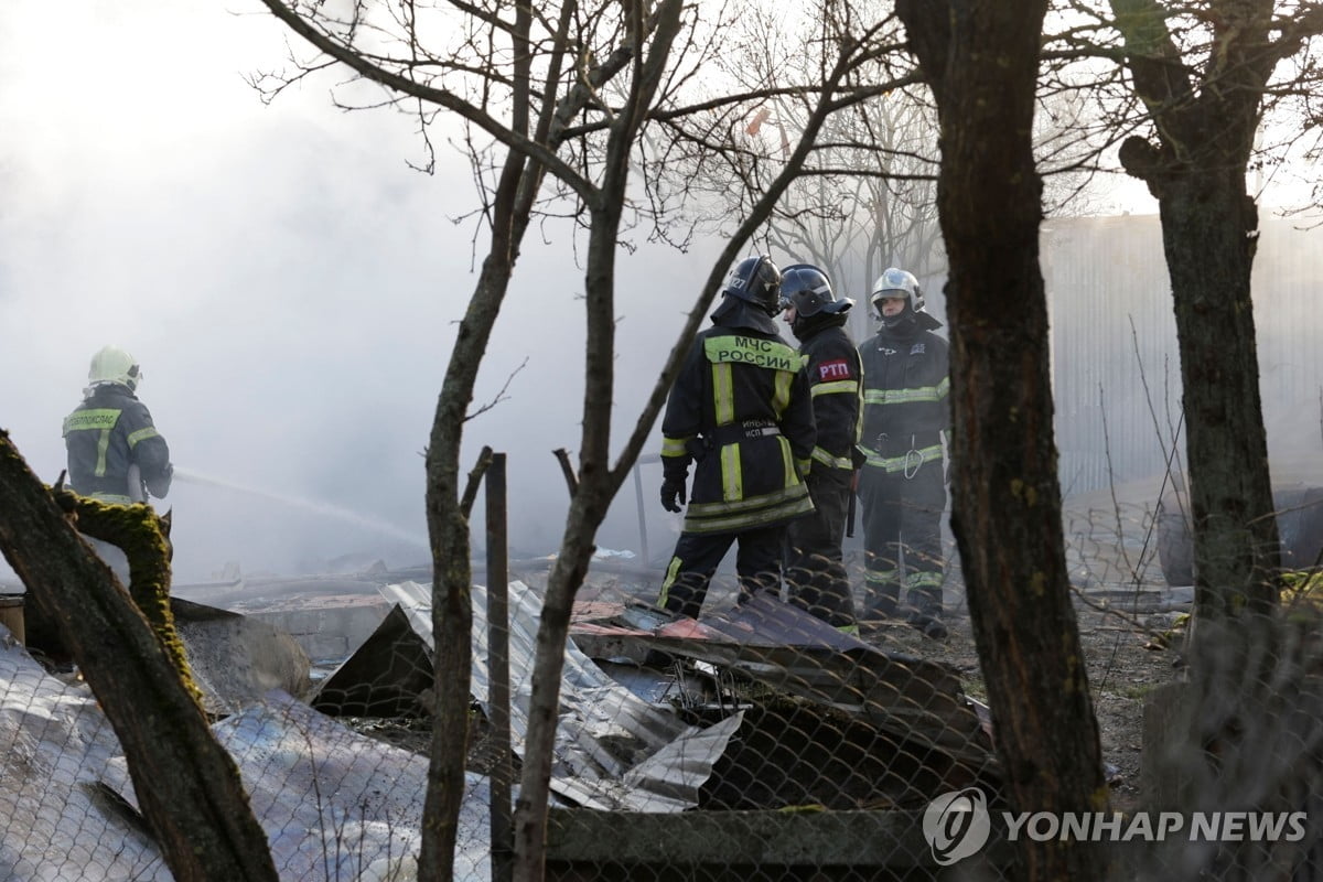 우크라, 러 모스크바에 최대 규모 드론 공격