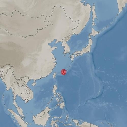 日 오키나와 나하시 인근 해역 규모 5.8 지진