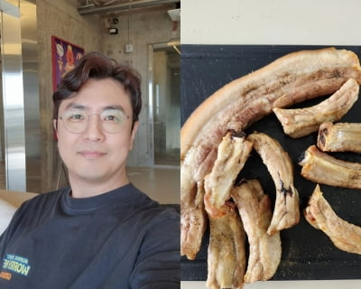 '박지윤과 흙탕물 이혼' 최동석, 아들 먹일 삼겹살 인증 '부성애 과시'