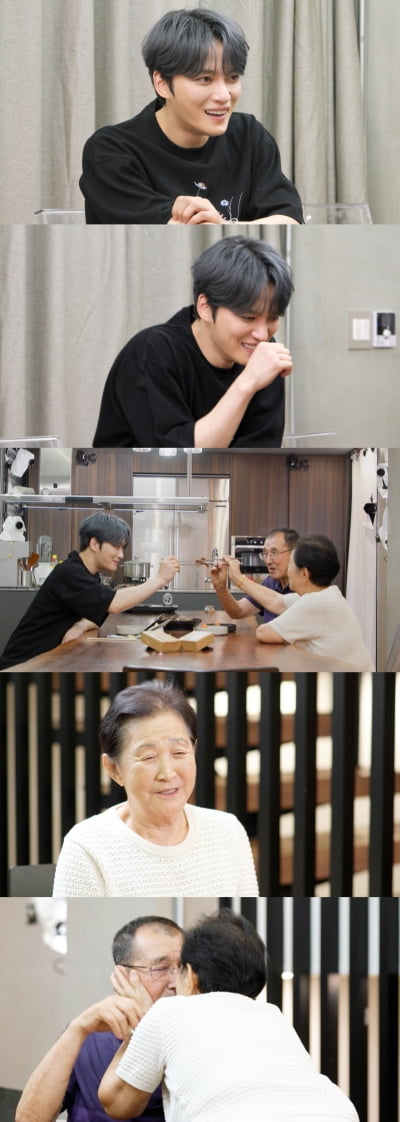 '3세 때 입양' 김재중, 60억 대저택도 선물하더니…"카드 드려, 많이 쓰시길"('편스토랑')