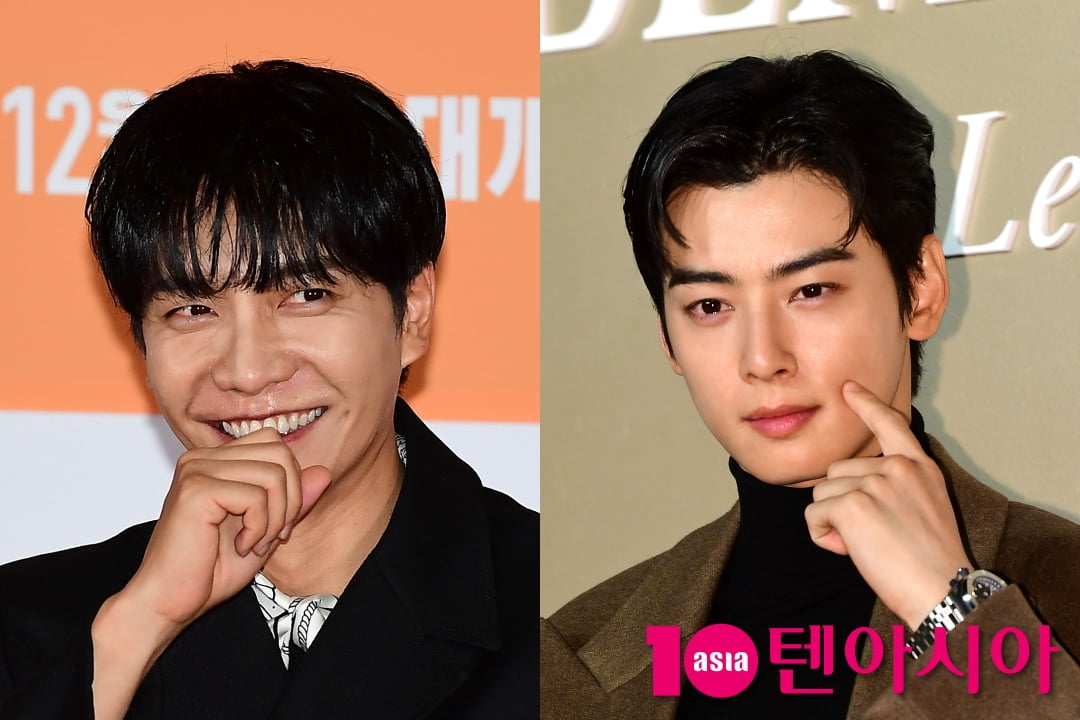 이승기, 차은우/ 사진=텐아시아 사진 DB