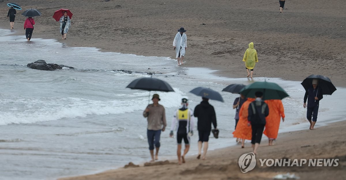 제주·남해안에 비바람…제주 시간당 최대 50㎜ 많은 비