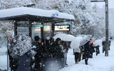 이틀째 '눈폭탄'에 서울 28.6㎝ 쌓여…겨울 통틀어 '역대 3위'