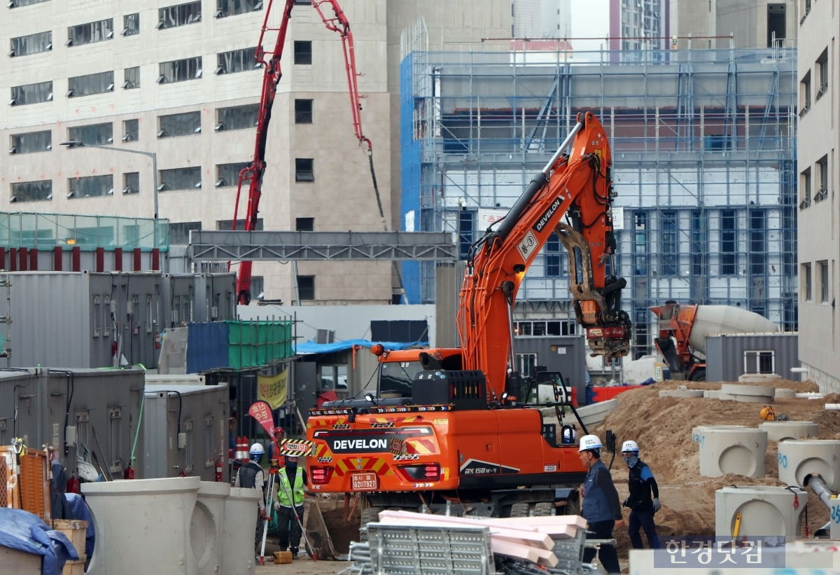 서울의 한 건설현장 모습. 사진=김범준 기자