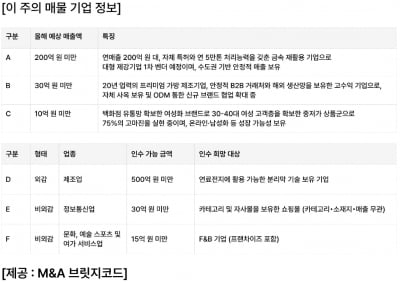 매출 200억원대 '금속 재활용' 기업 M&A 매물로