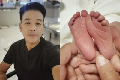 52세 류시원, 늦둥이 딸 공개 "사랑스러운 천사 세상에 나와"