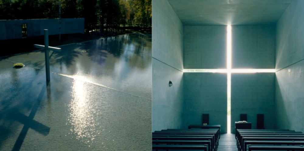 [좌] <물의 교회> (1985-1988), [우] <빛의 교회> (1987-1989) / 사진출처. © Tadao Ando Architect & Associates