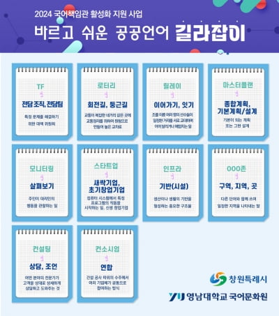 영남대, 창원특례시와 행정 공공언어 ‘바르고 쉬운 우리말’로 바꿔