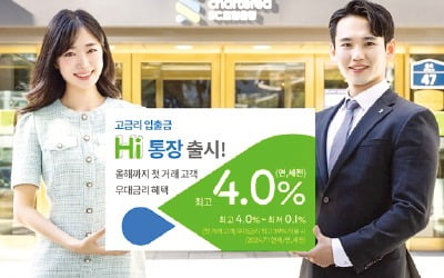 SC제일은행, 수시입출금 통장 금리가 연 4%