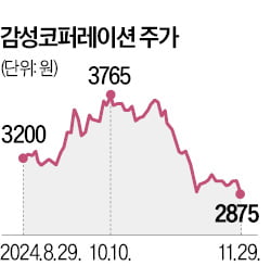 겨울 수혜주 '감코'…주가 급락 왜?