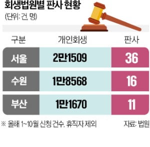 사건 폭증해도 법관 수 그대론데…'회생온라인 카지노 합법 사이트' 또 늘린다고?