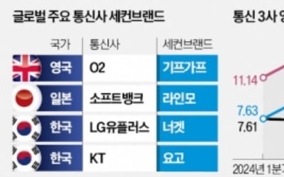 글로벌 통신사 '세컨 브랜드'로 틈새 찾는다