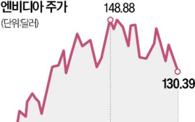 빅테크 AI칩 개발 나서자…엔비디아 주가 곤두박질