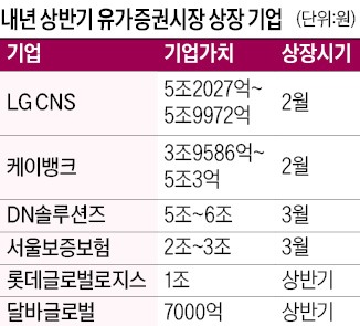 조단위 대어, 얼어붙은 IPO시장 녹일까