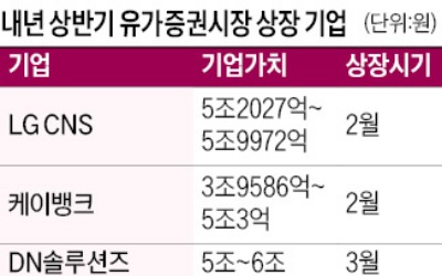 조단위 대어, 얼어붙은 IPO시장 녹일까