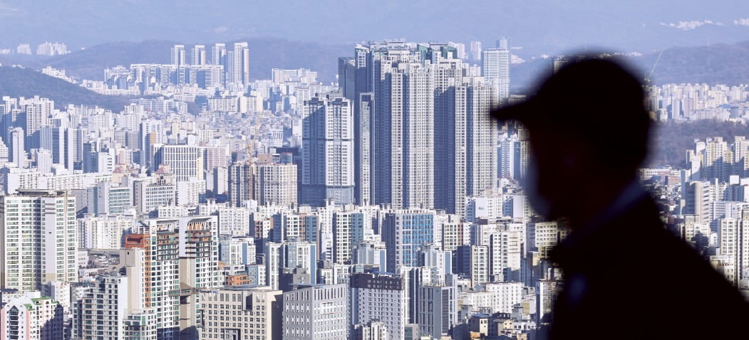 서울 남산에서 바라본 아파트 단지 모습. /뉴스1 