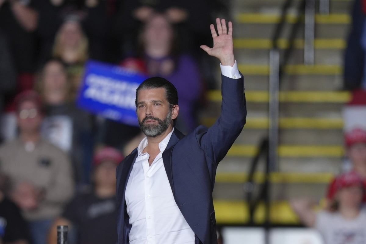 도널드 트럼프 미국 대통령 당선인의 장남 트럼프 주니어. 사진=AP·연합뉴스