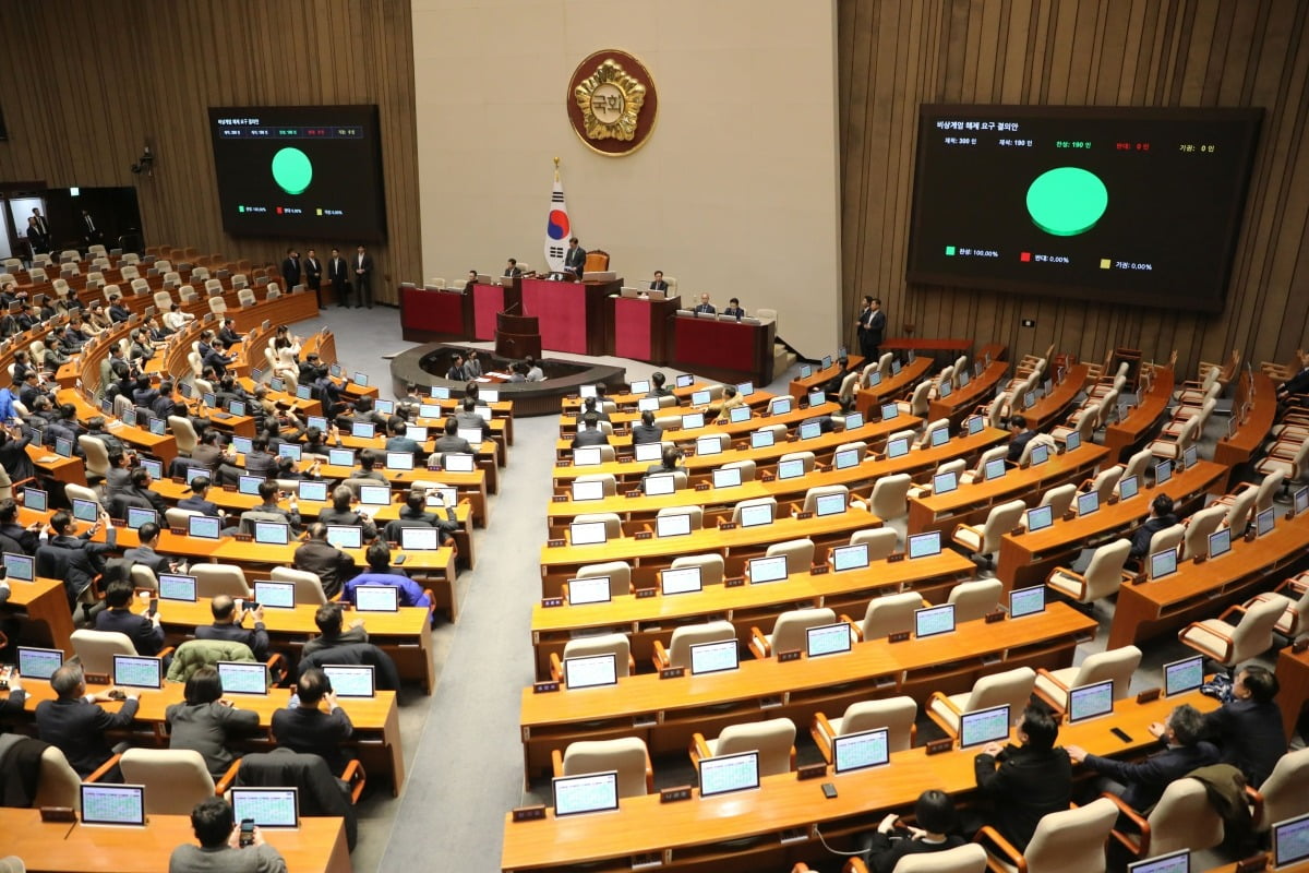 2시간 30분 만에 끝난 尹의 ‘비상계엄’···시민들 “탄핵하라”(종합)