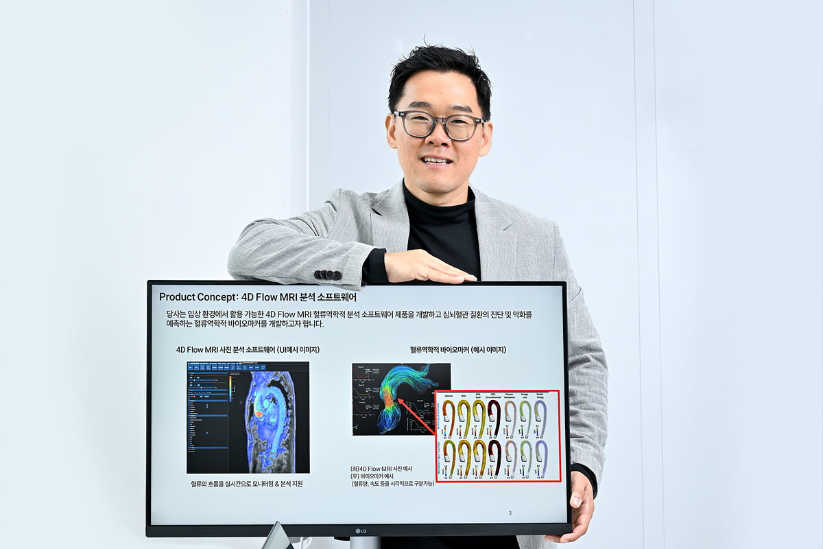 [2024 강원춘천 강소연구개발특구 기업 CEO] MRI 의료영상 기반 심혈관 질환 환자의 비정상 혈류 자동분석 SW 개발한 ‘플로우닉스’ 