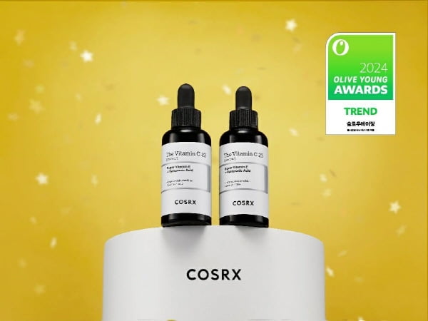 코스알엑스(COSRX), 2024 올리브영 어워즈 ‘슬로우 에이징 트렌드’ 부문 수상