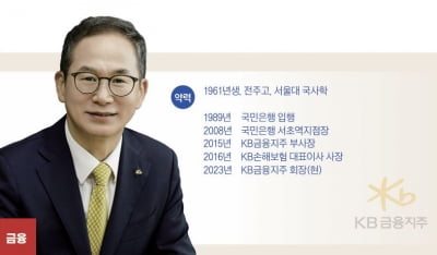 금융 대장주로 우뚝…'상생 금융·기업가치' 강조 [양종희 KB금융지주 회장 - 2024 올해의 CEO]