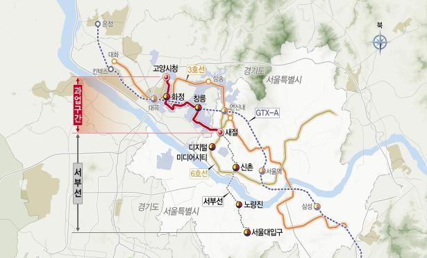 대광위, 고양은평선 광역철도 기본계획 승인…2031년 개통 목표