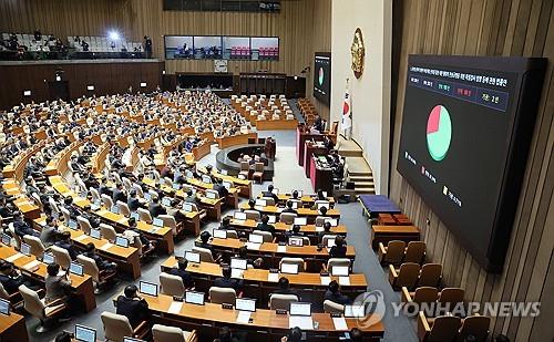 '내란 특검·김여사 특검법' 정부 이송…새해 첫날이 거부권 시한