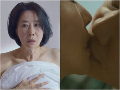 예수정, '28세' 안석환과 파격 키스신…"아주머니랑 같이 있으면 그냥 좋아" ('실버벨')