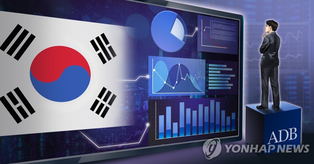 ADB, 내년 韓 성장률 2.0% 전망…0.3%p 하향 조정