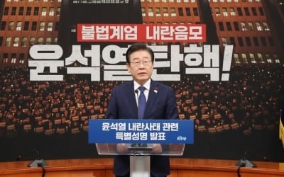 이재명 "尹 최대한 빨리 직무배제를…수사·체포·구금해야"