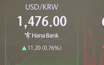 [속보] 원·달러 환율, 1480원 넘어…15원 넘게 급등