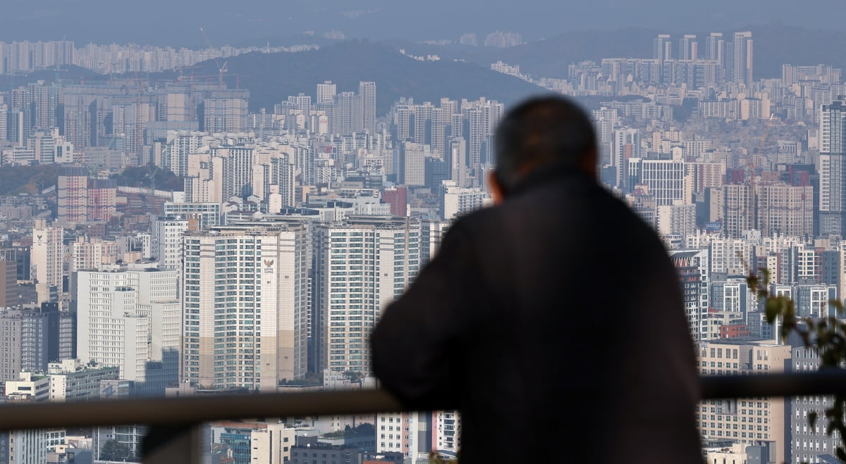 서울 남산에서 바라본 도심 아파트. 사진=뉴스1