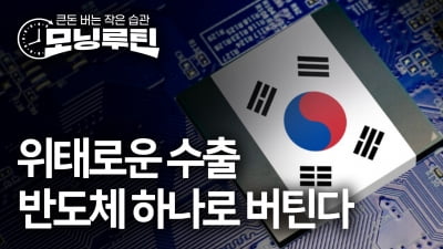 위태로운 '역대최대' 수출…반도체 하나로 버틴다 [모닝루틴]