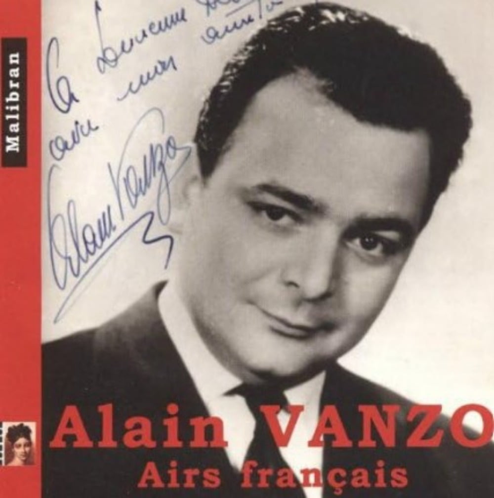 프랑스 대표 테너 알랭 방조의 음악 앨범 'Vanzo: Airs français' / 사진출처. Alain Vanzo YouTube 캡처