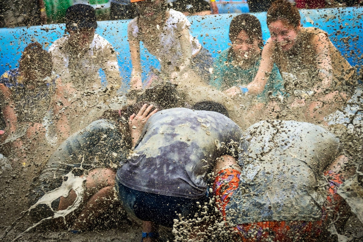 한국을 대표하는 축제인 보령 머드 축제(사진=한국관광공사 포토코리아) 