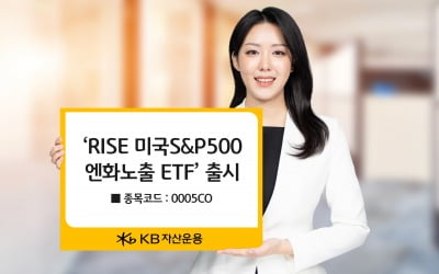 주가 상승·환차익 동시에…KB운용, 'RISE 미국S&P500 엔화노출 ETF' 출시