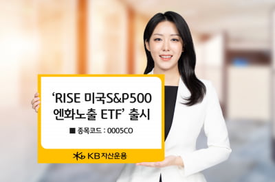 주가상승·환차익 동시에...KB운용, 'RISE 미국S&P500 엔화노출 ETF' 출시