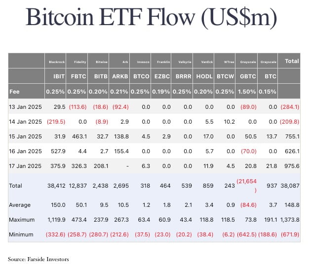 미국 비트코인 현물 ETF 자금 유입 / 사진 = 파사이드 인베스터스