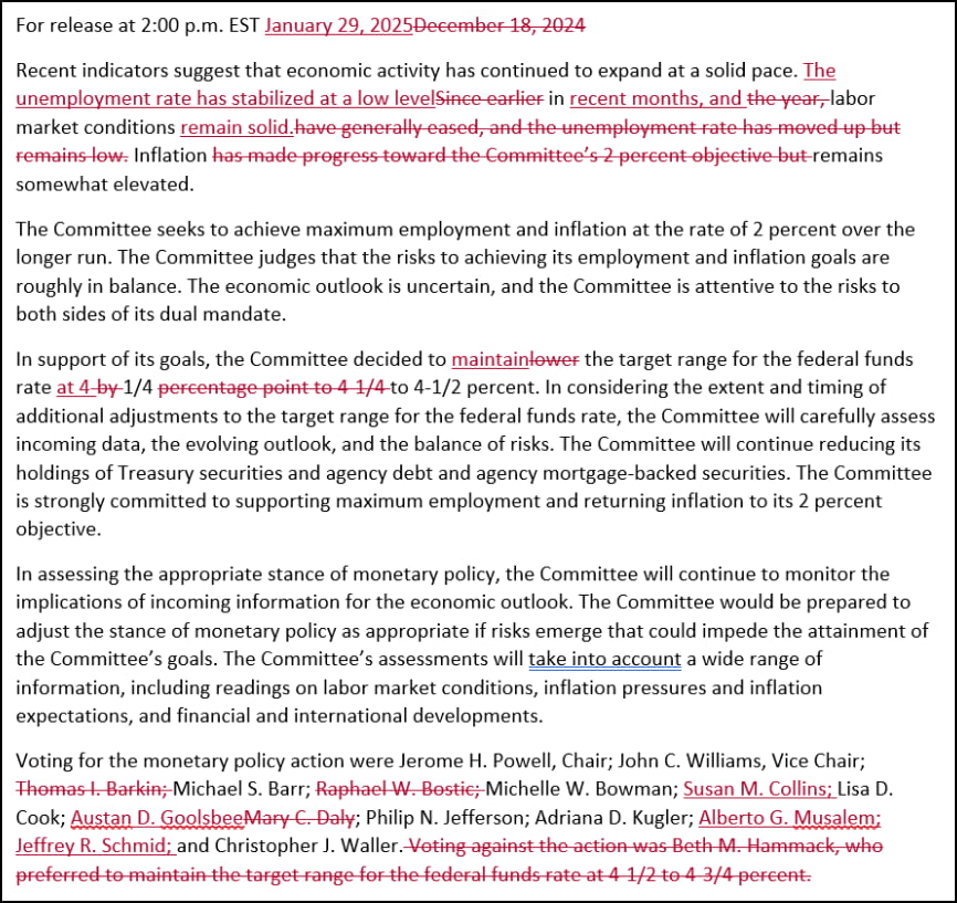 '인플레 진전' 삭제에 월가 뒤집혔는데 파월 "단순 문구 정리" [김현석의 월스트리트나우]