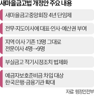 전무에 대표 권한…반쪽 된 새마을금고 혁신