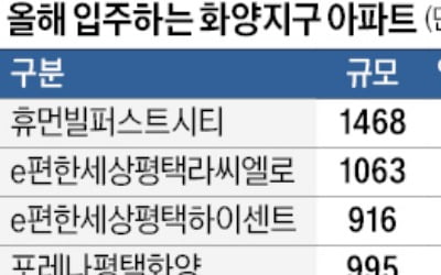 미분양에 기반시설 공사중단…화양지구 '겹악재'